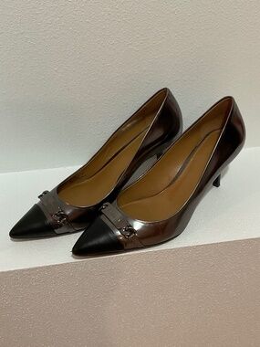 Coach Bowery Mirror heels 9M
